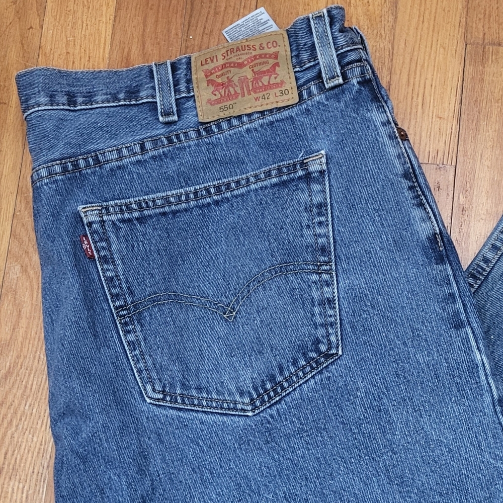 Levi's Relaxed Fit Denim Jeans, 100% Cotton, 42x30